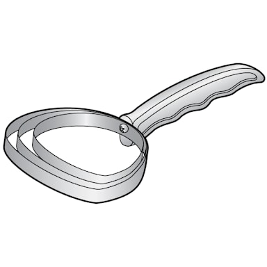 Alfa 077BSS Bone Dust Scraper, Stainless Steel Blade