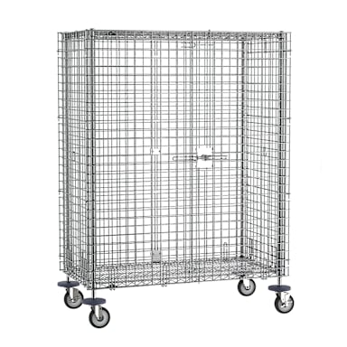 Metro SEC35EC Super Erecta Mobile 52-3/4"L Chrome Security Unit