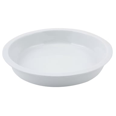 Bon Chef 12018 Round Ceramic 15-1/4" Food Pan for Chafer