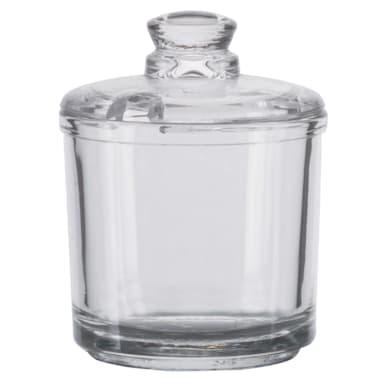 Traex® 527 Clear Condiment Jar with Lid - Dozen