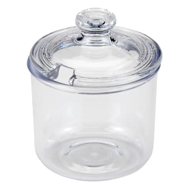 Cambro CJ80CW135 Clear Camwear 8 Oz Condiment Jar