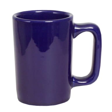 Tuxton BCM-1007 10 Oz. Cobalt Texan Mug