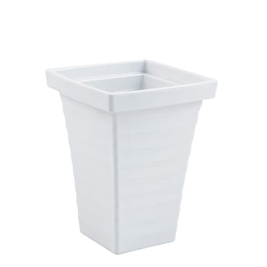 Bon Chef 53107WHITE White Square 5.5" x 7" Americana Bowl