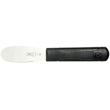 Mercer Culinary M18780 Millennia 3.5" Black Serrated Spreader