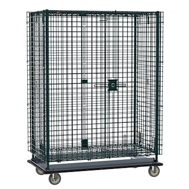 Metro SEC35EK3 Green Epoxy Mobile 52.75"L Security Unit w/ Metroseal 3