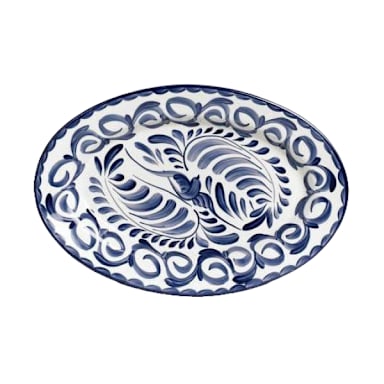 Zaba A120P142 Paloma Blue 12¼" Oval Platter