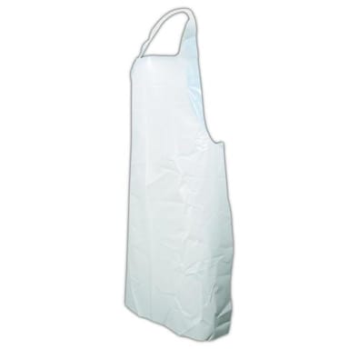 Ansell 54-290/972155 White Disposable Polyethylene Aprons