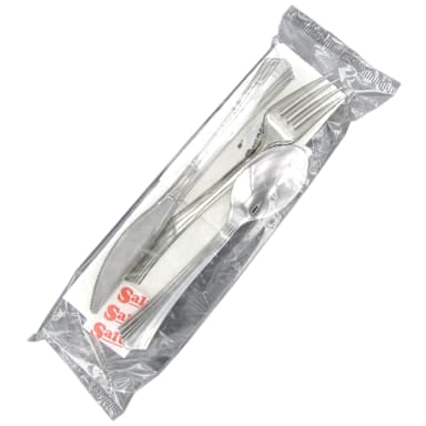 WNA LUXKIT3 Reflections Disposable Cutlery Kit with Napkin