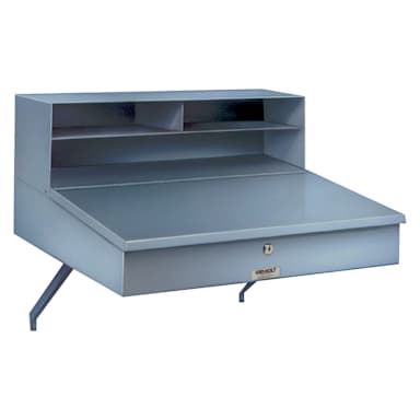 Win-Holt® RDWNSS-1 S/S Wall Mounted Receiving Desk with Lift-Top