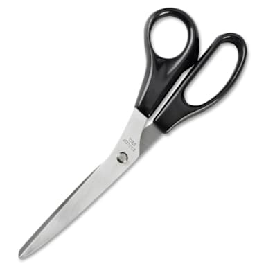 Business Source BSN65647 Black 8" Stainless Steel Scissors