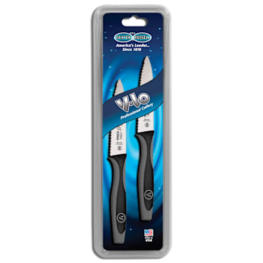 Dexter Russell V105SC-2PCP V-lo 3.5 In Scalloped Paring Knife - 2 / PK