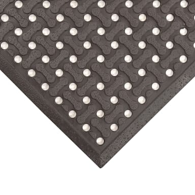 Notrax T18U0046BL Black 4' x 6' Superflow® Floor Mat