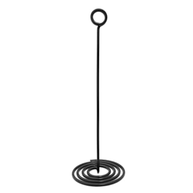 American Metalcraft NSB12 Black Swirl Base Wire 12"H Number Stand