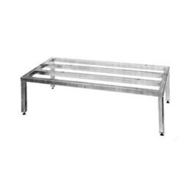 Quadra-Tech DUN240848 Aluminum 24" x 48" x 8" Dunnage Rack