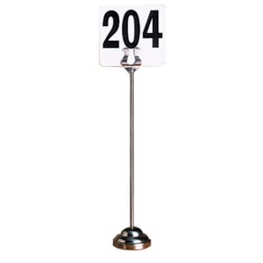 American Metalcraft HPCH8 Harp Style 8" Number Stand