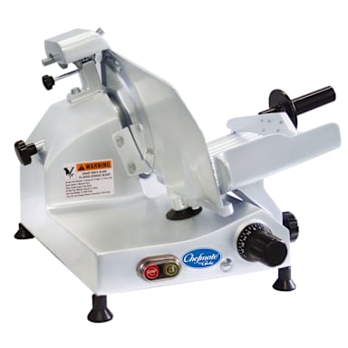 Globe Food C9 Chefmate Aluminum 9" Belt Driven Manual Slicer