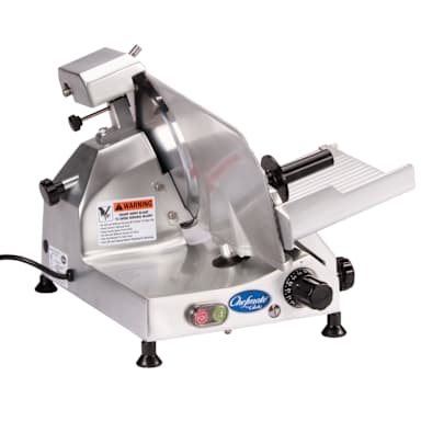 Globe Food C10 Chefmate Aluminum 10" Belt Driven Manual Slicer