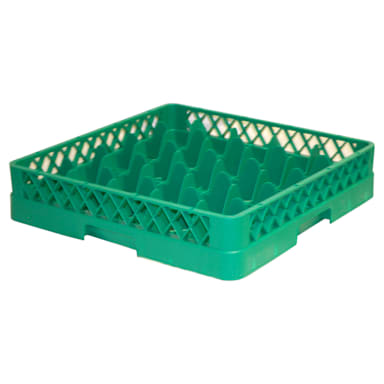 Traex® TR6-19 Green 25 Compartment Glass Rack