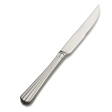 Bon Chef S1615 Britany 18/8 Stainless SH European Steak Knife - Dozen