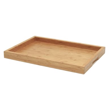 FOH RRT005BBB11 B3 Natural Bamboo Tray - 4 / CS