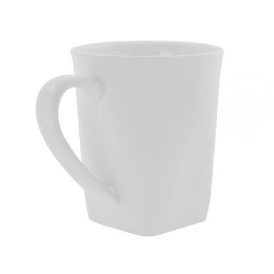 10 Strawberry Street WTR-SQMUG White 8 Oz Square Mug