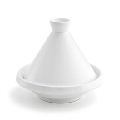 FOH STN002WHP23 White 1 Ounce Tagine