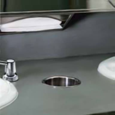 Bobrick B-529 Stainless Countertop Mounted Circular Waste Chute