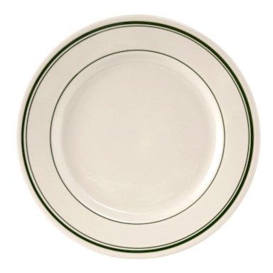 Tuxton TGB-005 Green Bay 5-1/2" Round Eggshell Plate