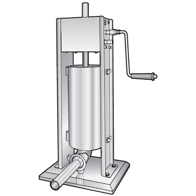 Alfa SS10V Vertical Manual S/S 10 Lb. Sausage Stuffer