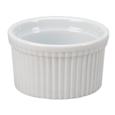 Vertex China RMK-5-P Market Buffet 5 Oz White Fluted Ramekin