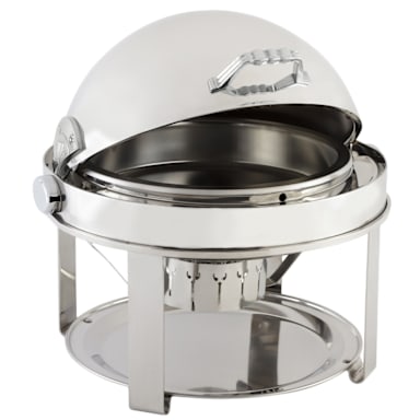 Bon Chef 12010CH Elite Chrome Round 2 gal Chafer w/ Contemporary Legs