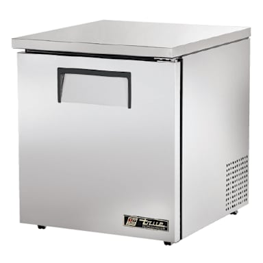 True TUC-27-LP-HC 6.5 CF Low Profile 2-Shelf Undercounter Refrigerator
