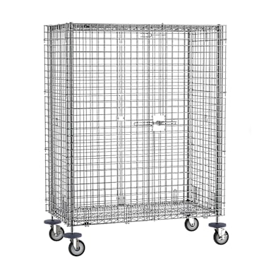 Metro SEC53EC Super Erecta Mobile 40-3/4"L Chrome Security Unit