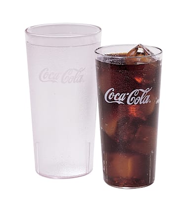 Cambro 32CC152 Colorware Clear 32 Oz. Coca-Cola Tumbler