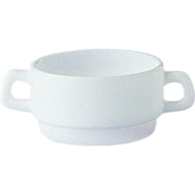 Arcoroc 28891 Restaurant White Glass 10.5 Oz. Bowl