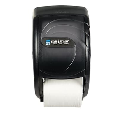 San Jamar® R3590TBK Oceans Black Pearl Duett Bath Tissue Dispenser