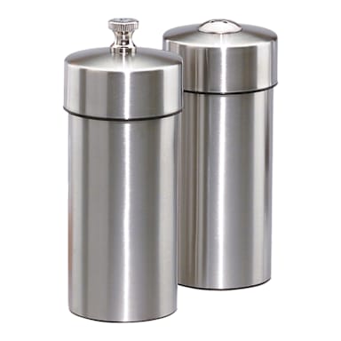 Chef Specialties 29900 S/S 5.5" Futura Pepper Mill / Salt Shaker Set