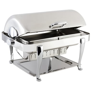 Bon Chef 19040CH Elite Rectangular 2 Gal Chafer with Roman Legs