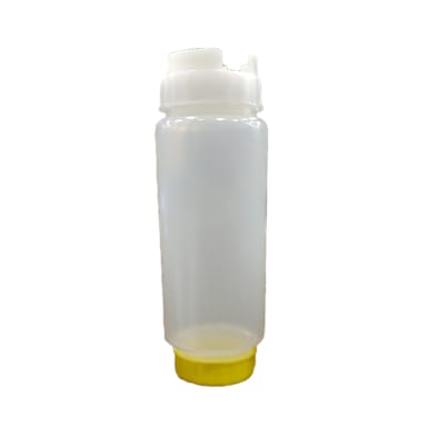 FIFO CB12LC120-ON 12 Oz. Squeeze Bottle with Medium Dispensing Cap