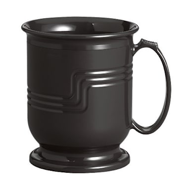 Cambro MDSM8110 Shoreline Black 8 Oz. Mug