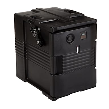 Cambro UPCH400110 Camcart Black Heated Front Load Ultra Pan Carriers