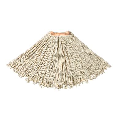 Rubbermaid FGF11800WH00 Premium White Cotton 24 oz Cut-End Mop Head