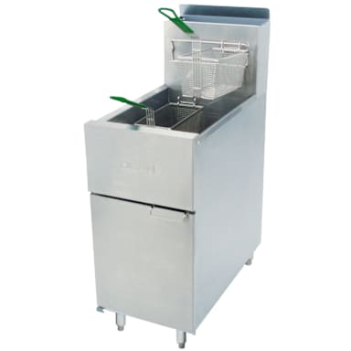 Dean® SR142G Super Runner Natural Gas Fryer w/ 43 Lb S/S Steel Pot