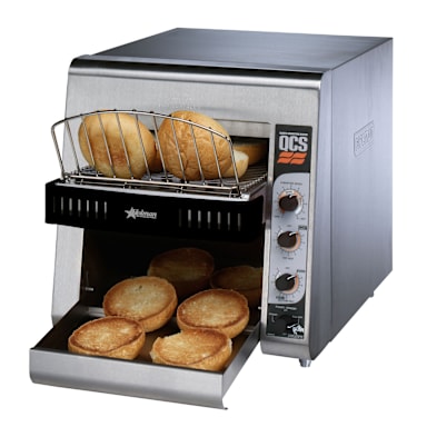 Star QCS2-600H Analog 3" Opening Bun Conveyor Toaster