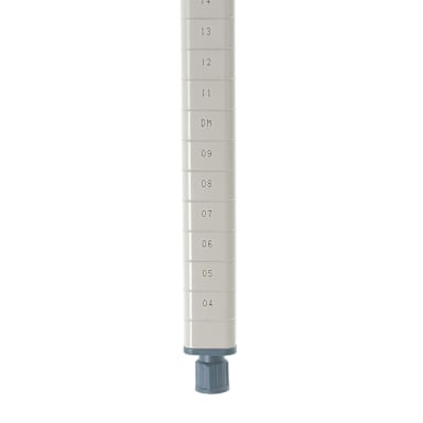 Metro MQ27PE MetroMax Q Epoxy Coated Steel 27" Stationary Post