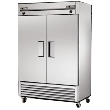 True T-49DT-HC T-Series 2-Door 6-Shelf Reach-In Refrigerator/ Freezer
