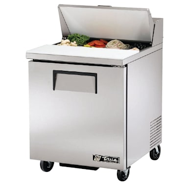 True TSSU-27-08-HC 1-Door 2-Shelf Sandwich / Salad Prep Table