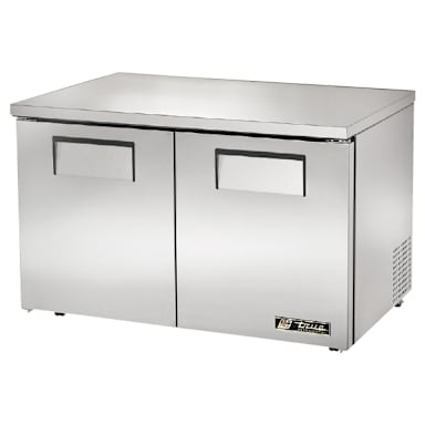 True TUC-48-LP-HC 12 CF Low Profile 4-Shelf Undercounter Refrigerator