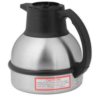 BUNNĀ® 36029.0001 S/S Deluxe 64 Oz. Thermal Carafe with Black Lid