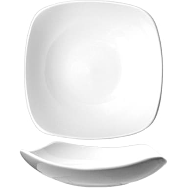 International Tableware QP-18 Porcelain Sq. 16 Oz Soup Bowl